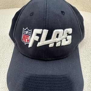 NFL Flag Black Cap with Embroidered Logo